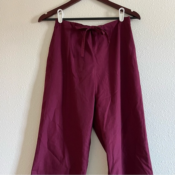 Landau Maroon Scrub Pants Size Small - Picture 2 of 7